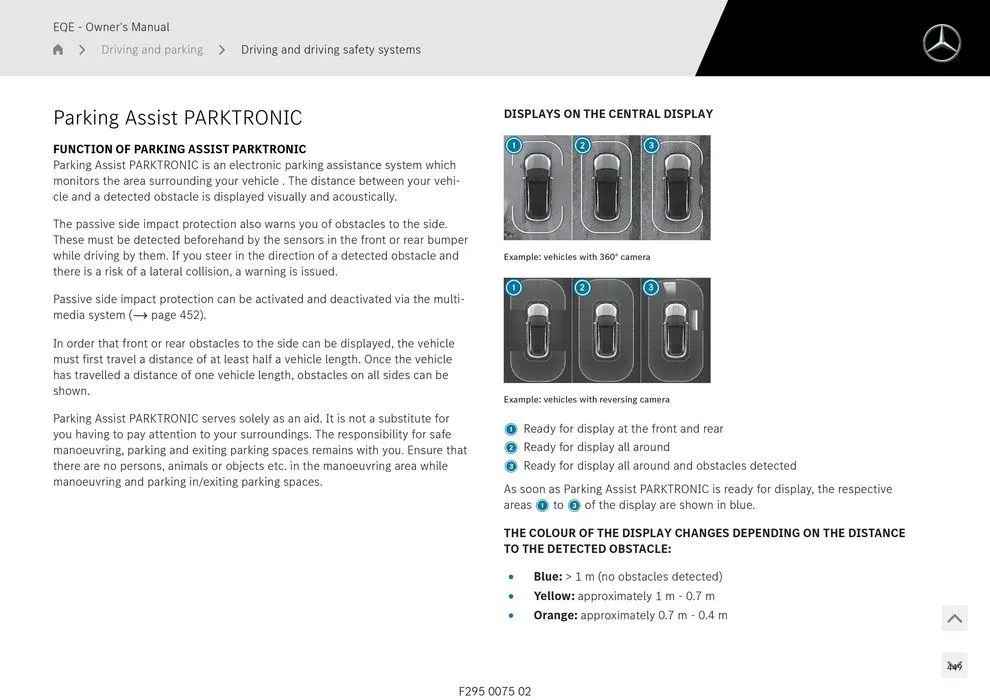 EQE Sedan - Catalogue valid from 11 September to 11 September 2025 - page 449