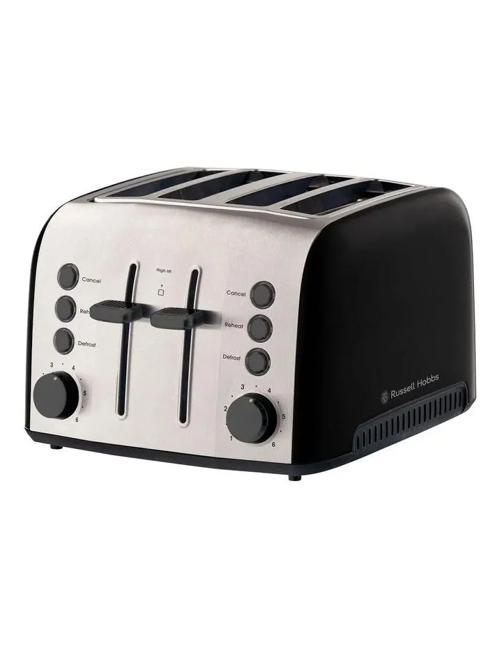 Brooklyn 4 Slice Toaster RHT94BLK in Black