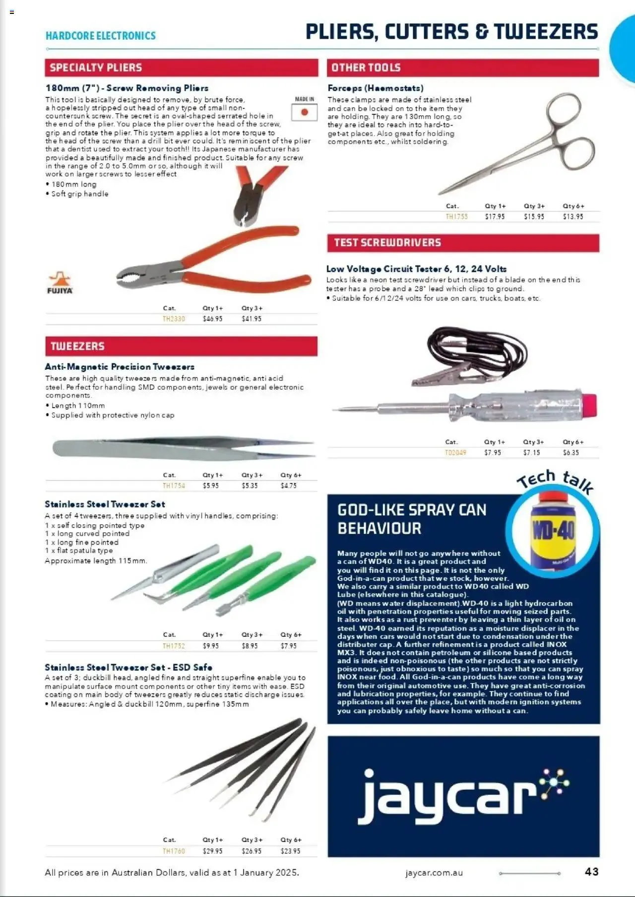 Jaycar Celebrating 40 Years in Electronics - Catalogue valid from 1 January to 29 August 2025 - page 37