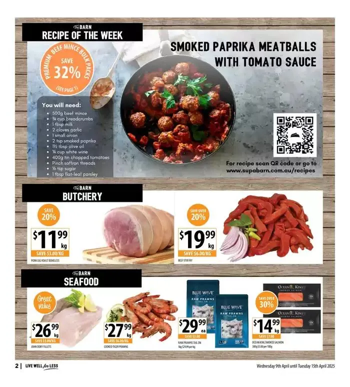 Weekly Specials - 09/04 - Catalogue valid from 9 April to 15 April 2025 - page 2