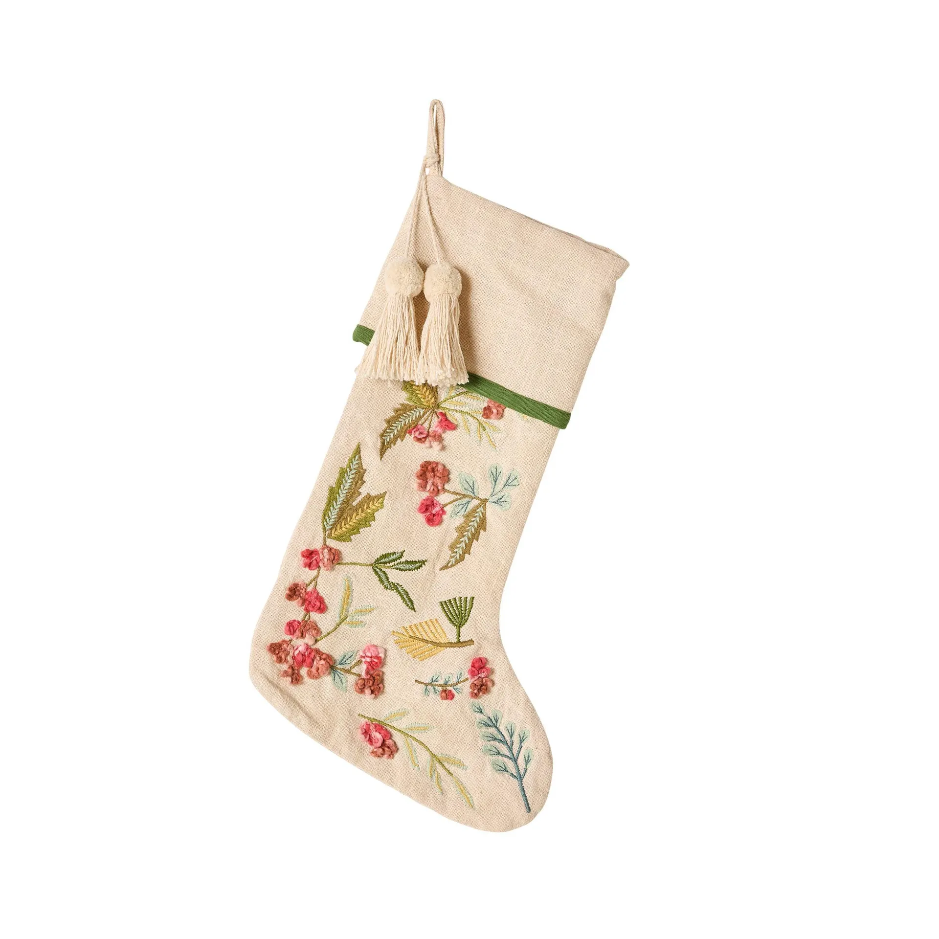 Mistletoe Christmas Peace Stocking