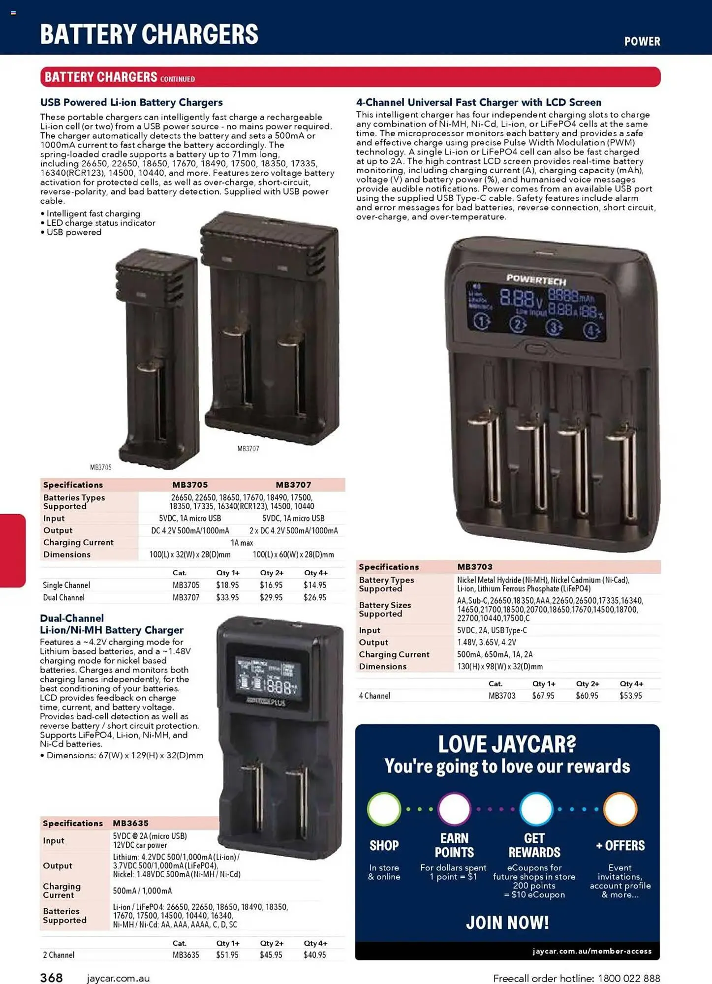 Jaycar Electronics catalogue - Catalogue valid from 8 July to 9 July 2026 - page 368