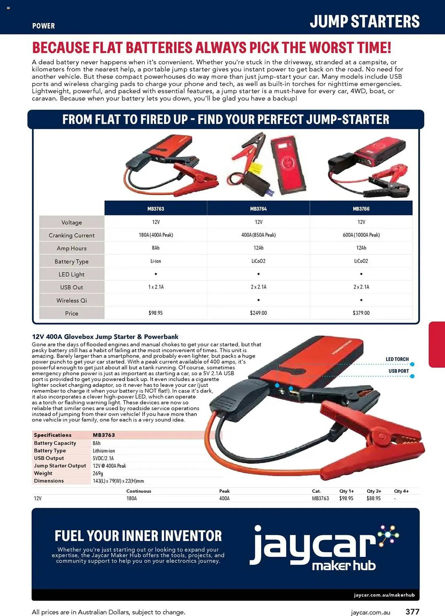 Jaycar Electronics catalogue - Catalogue valid from 8 July to 9 July 2026 - page 377