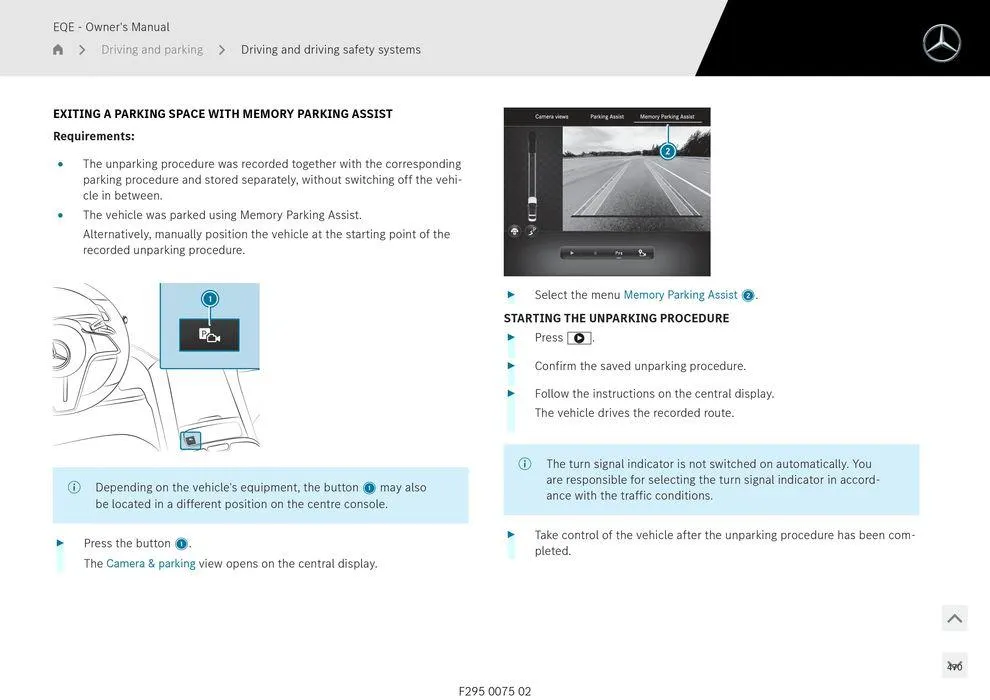 EQE Sedan - Catalogue valid from 11 September to 11 September 2025 - page 470