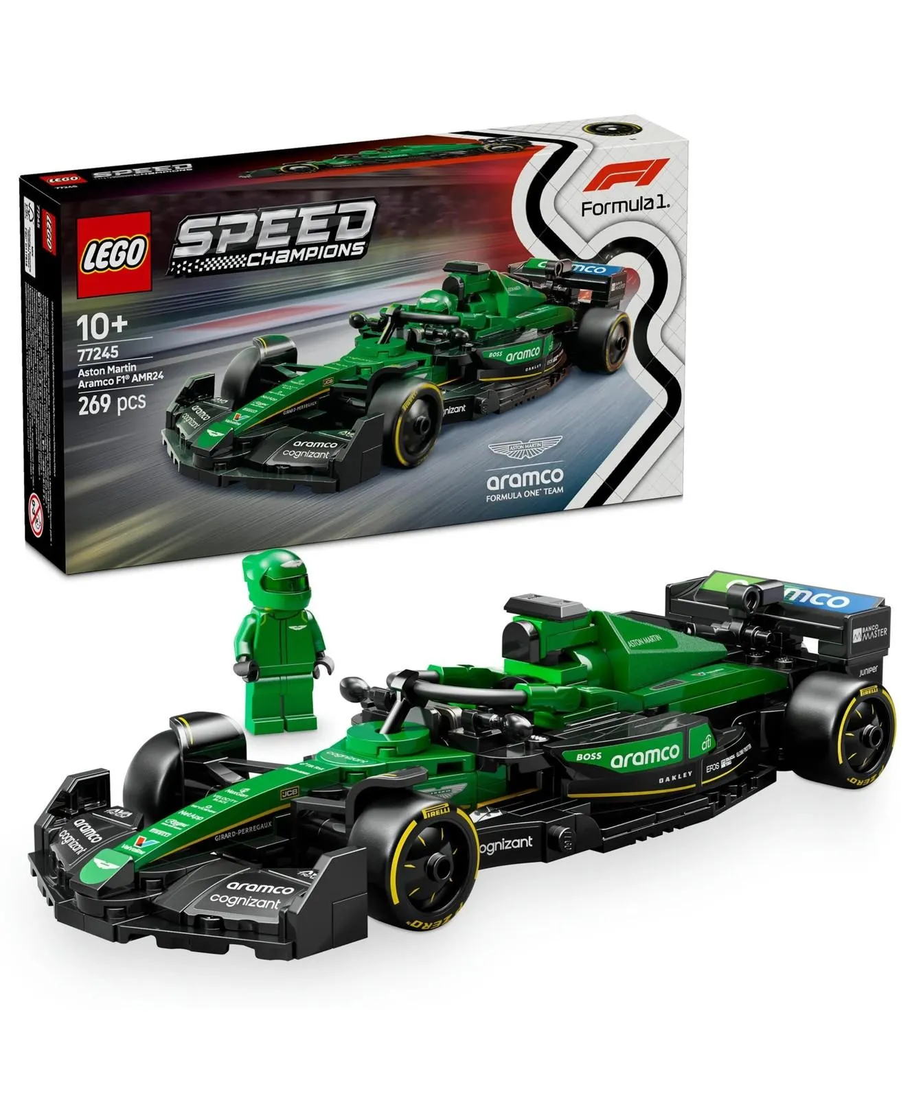 LEGO® Speed Champions Aston Martin Aramco F1® AMR24 Race Car 77245