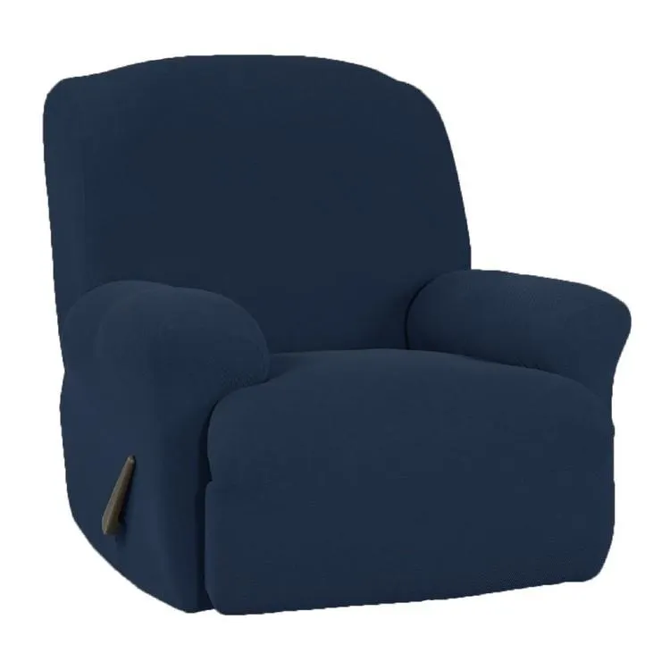 Surefit Ardor Ashton Recliner Cover Navy Recliner