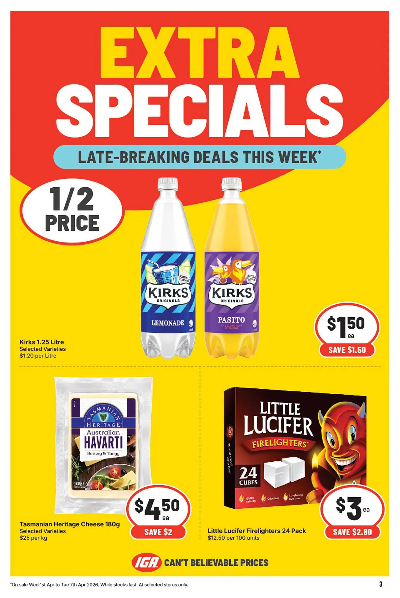 IGA catalogue - Catalogue valid from 1 April to 7 April 2026 - page 3