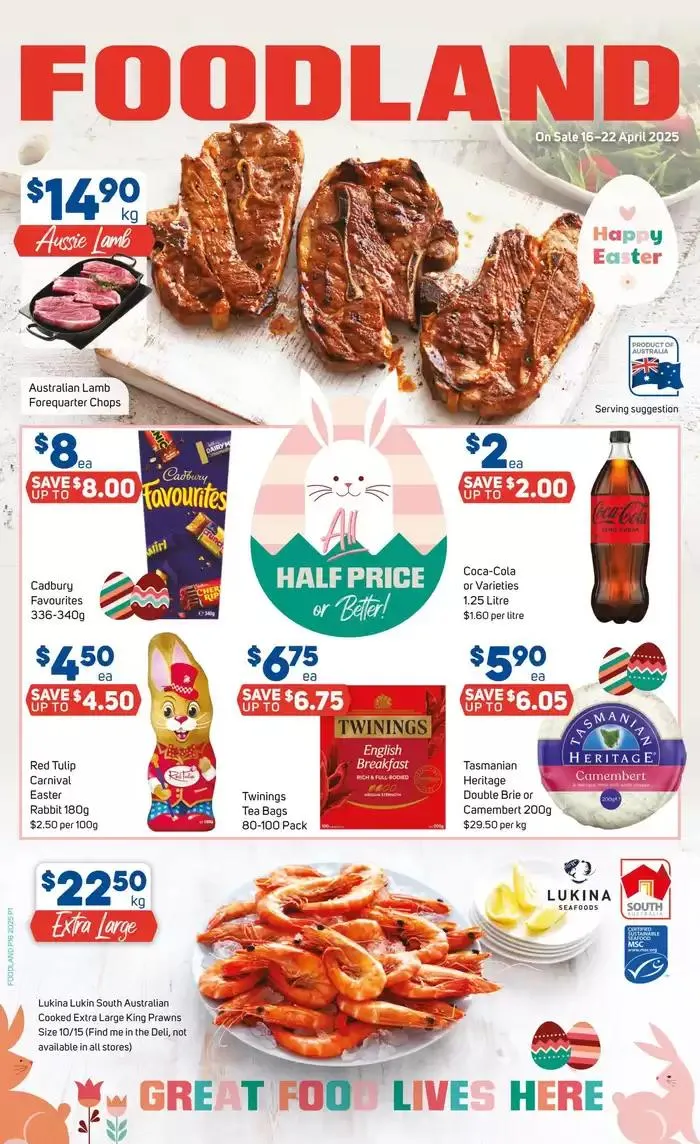 Weekly Specials - Catalogue valid from 16 April to 22 April 2025 - page 1