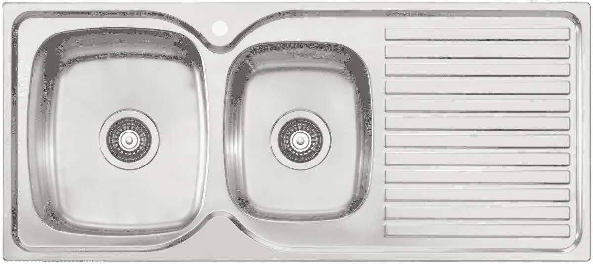 Oliveri 1 + 3/4 Bowl Inset Sink With Drainer
