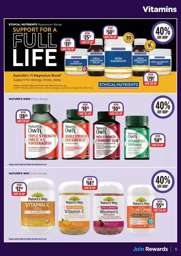 Vitamin Super Sale - Catalogue valid from 24 March to 6 April 2025 - page 5