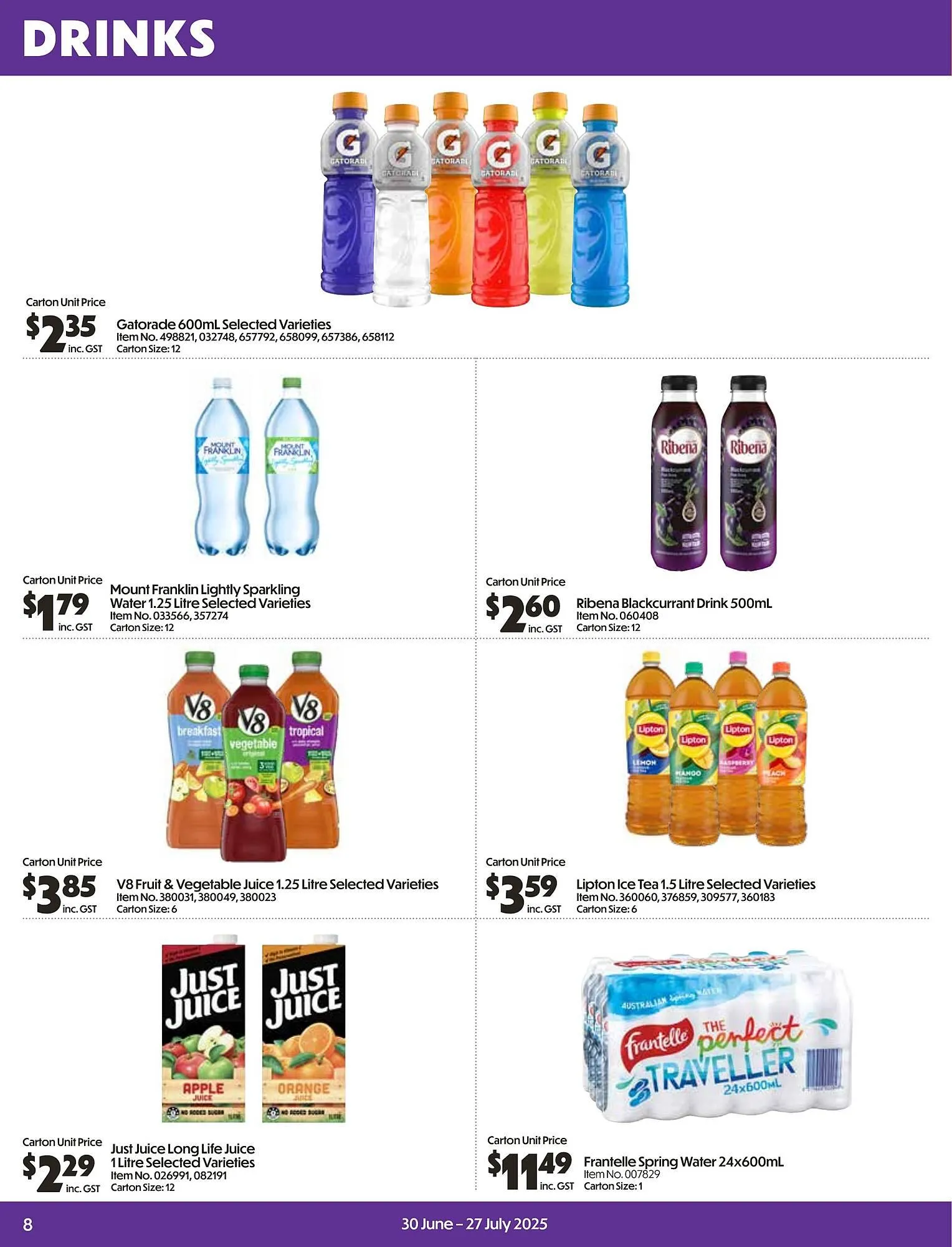 Campbells Wholesale catalogue - Catalogue valid from 30 June to 27 July 2025 - page 8