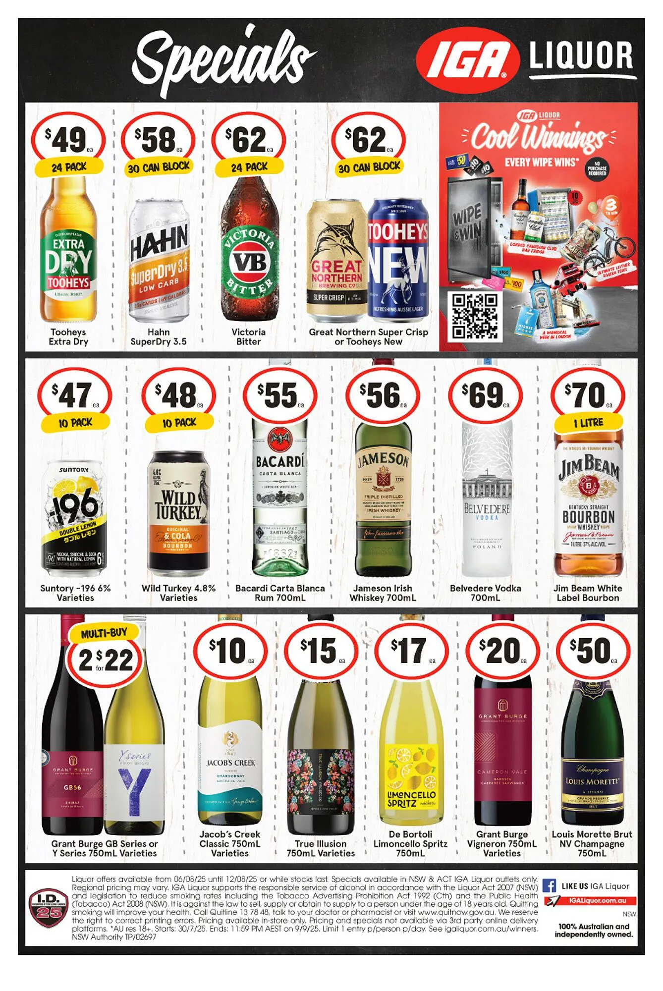 IGA Liquor catalogue - 1