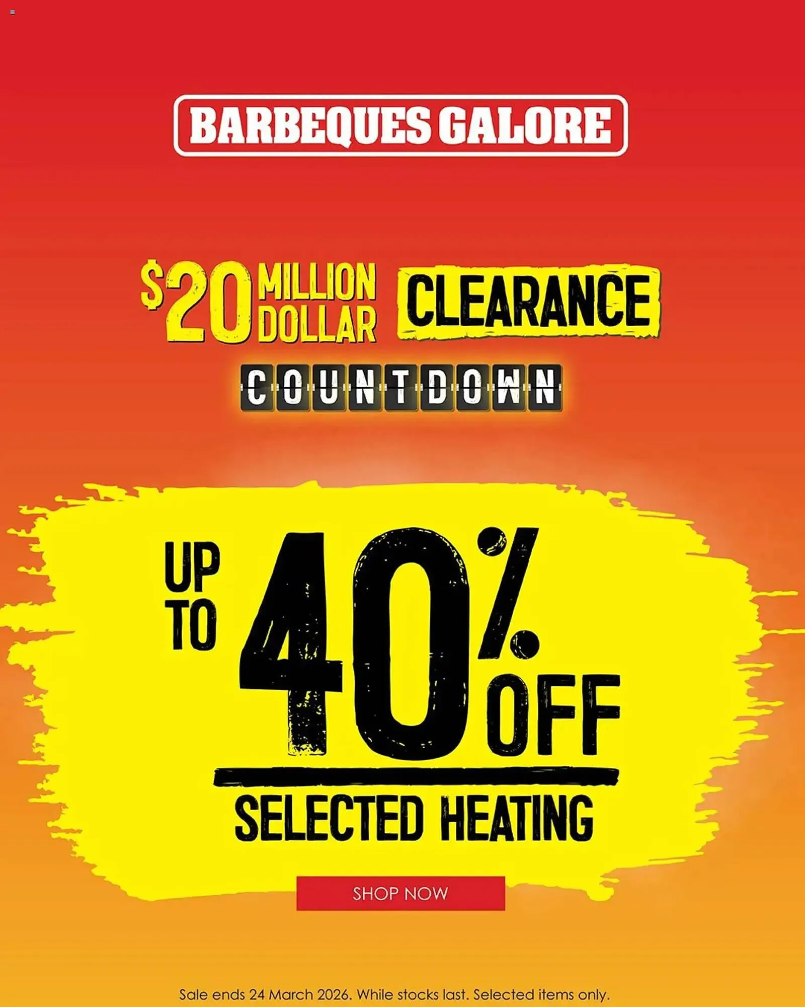 Barbeques Galore catalogue - Catalogue valid from 16 March to 24 March 2026 - page 1
