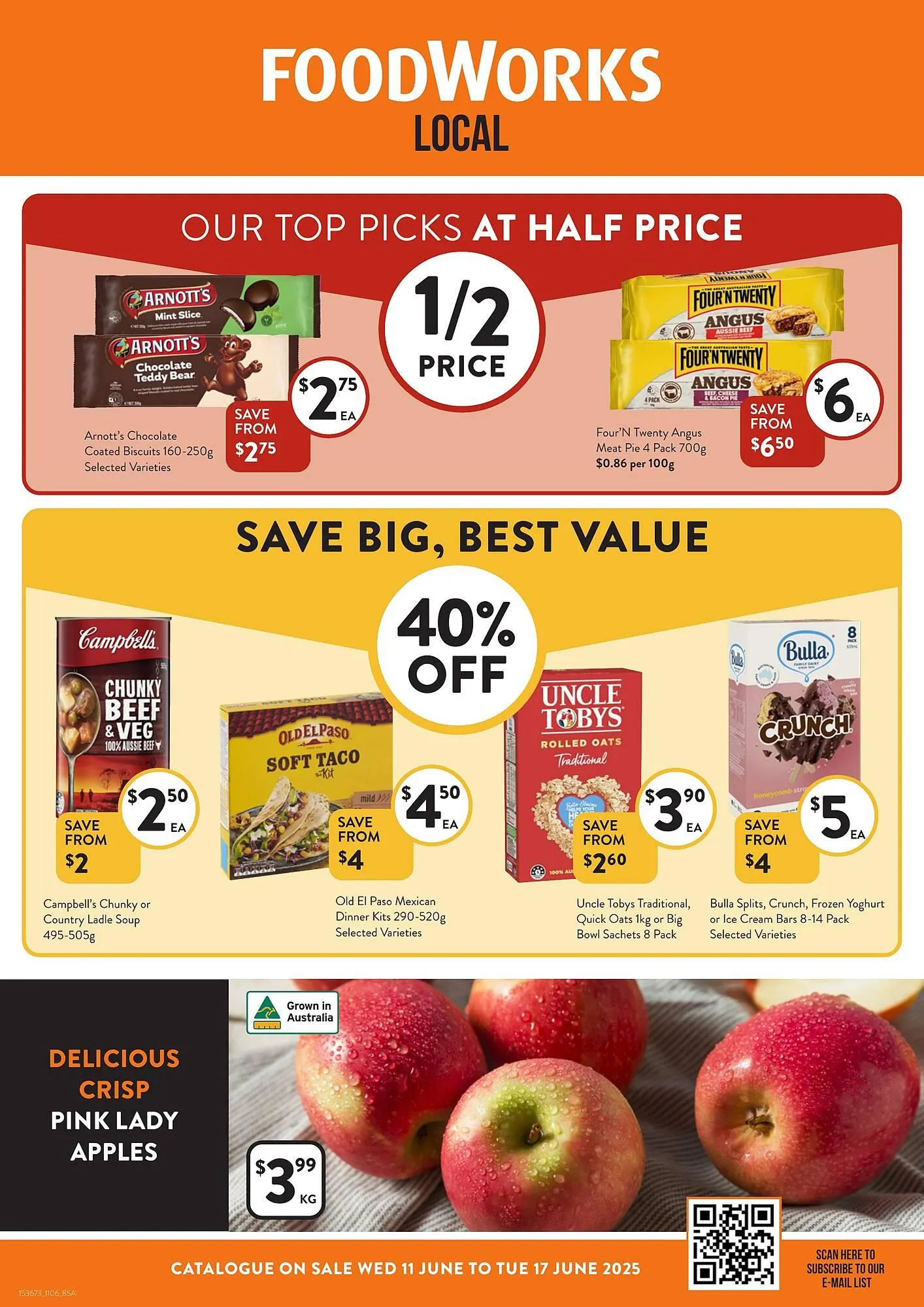 Foodworks catalogue - Catalogue valid from 11 June to 17 June 2025 - page 1