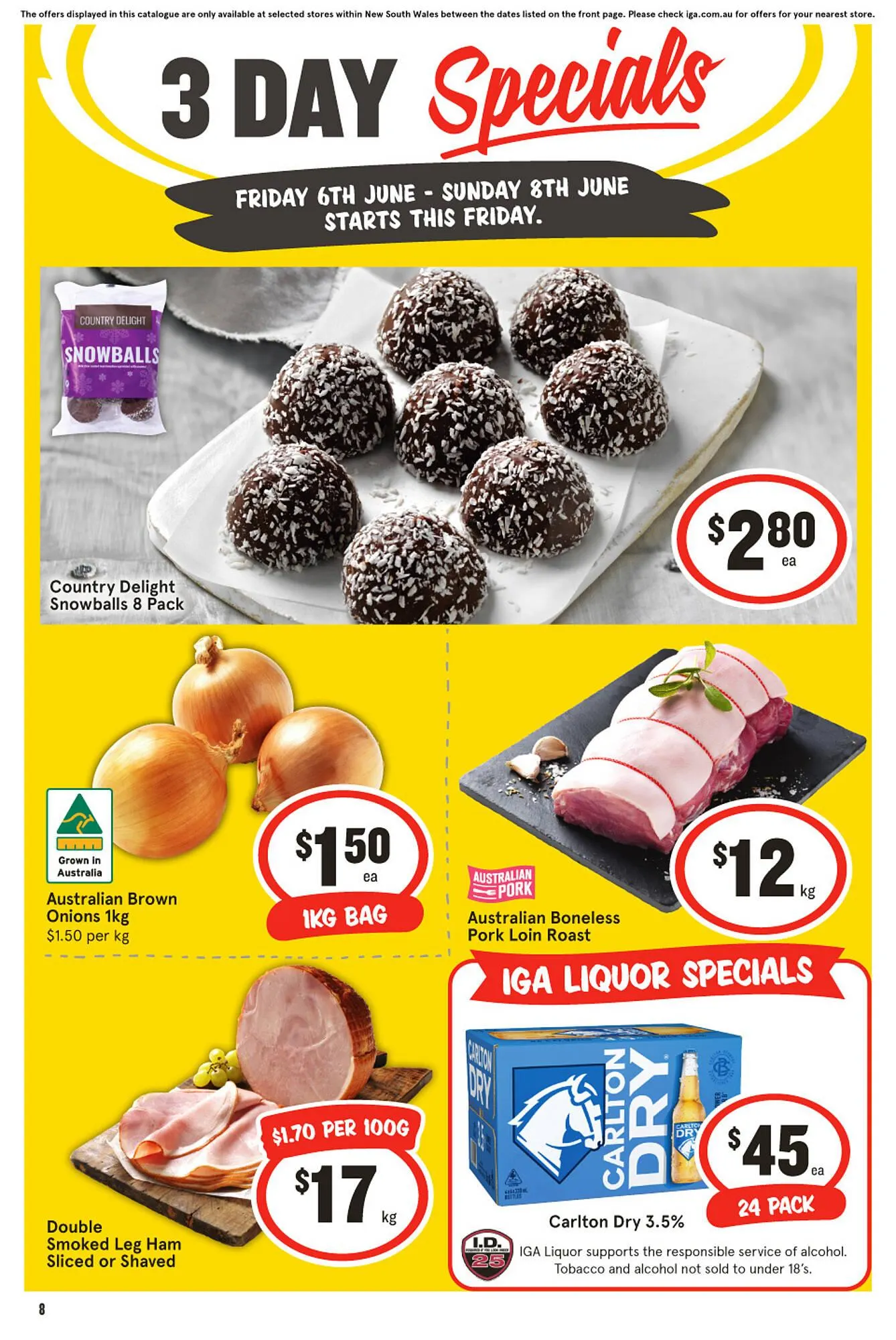 IGA catalogue - Catalogue valid from 6 June to 8 June 2025 - page 1