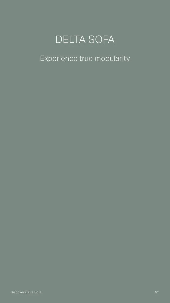 Delta Sofa - Catalogue valid from 3 January to 31 December 2024 - page 2