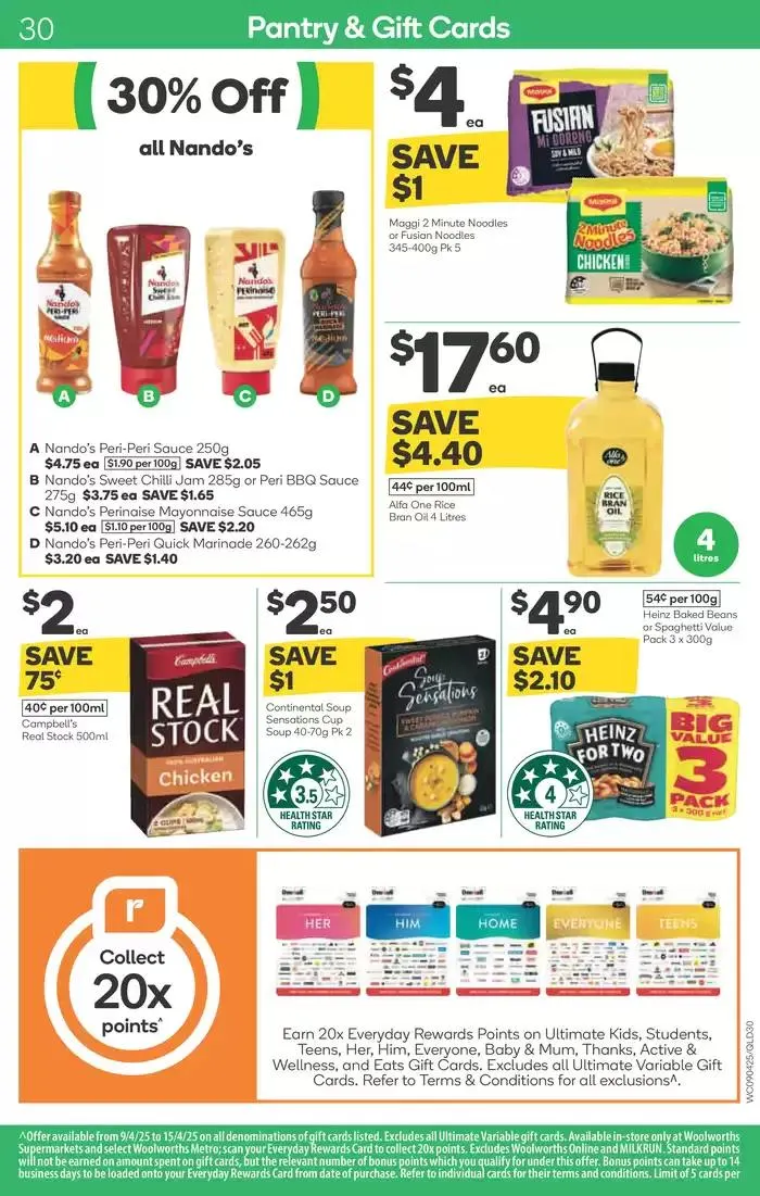 Weekly Specials - 09/04 - Catalogue valid from 9 April to 16 April 2025 - page 30