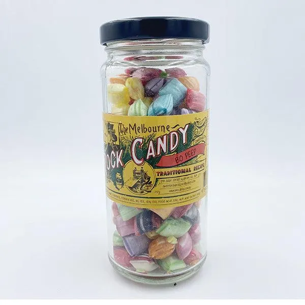 The Melbourne Rock Candy 170g Varieties