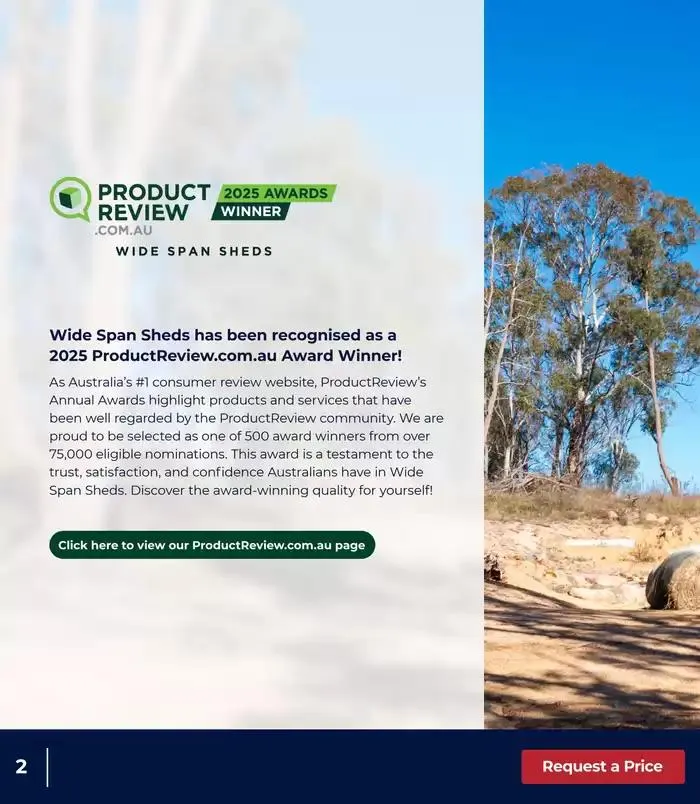 Wide Span Sheds Catalogue - Catalogue valid from 28 February to 26 April 2025 - page 2