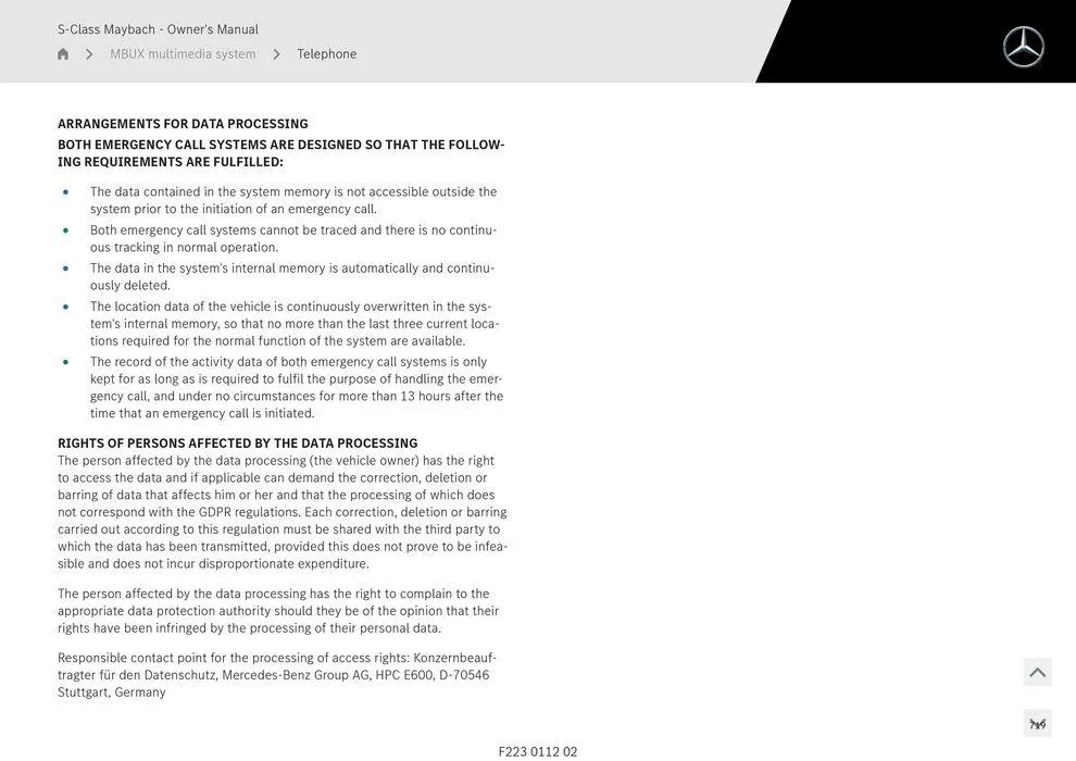 S - Class Maybach - Catalogue valid from 11 September to 11 September 2025 - page 719
