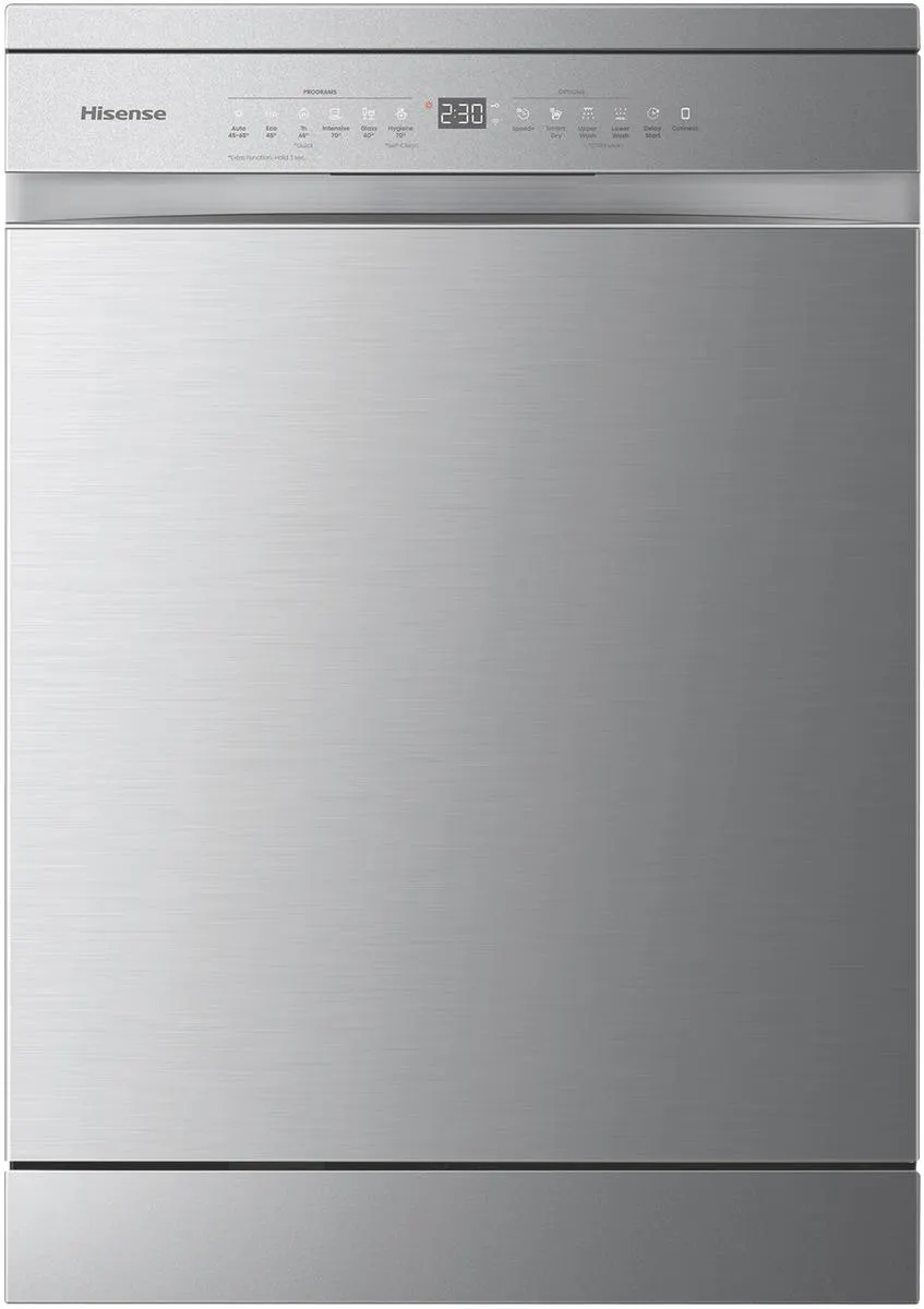 Hisense Freestanding Dishwasher - Stainless Steel