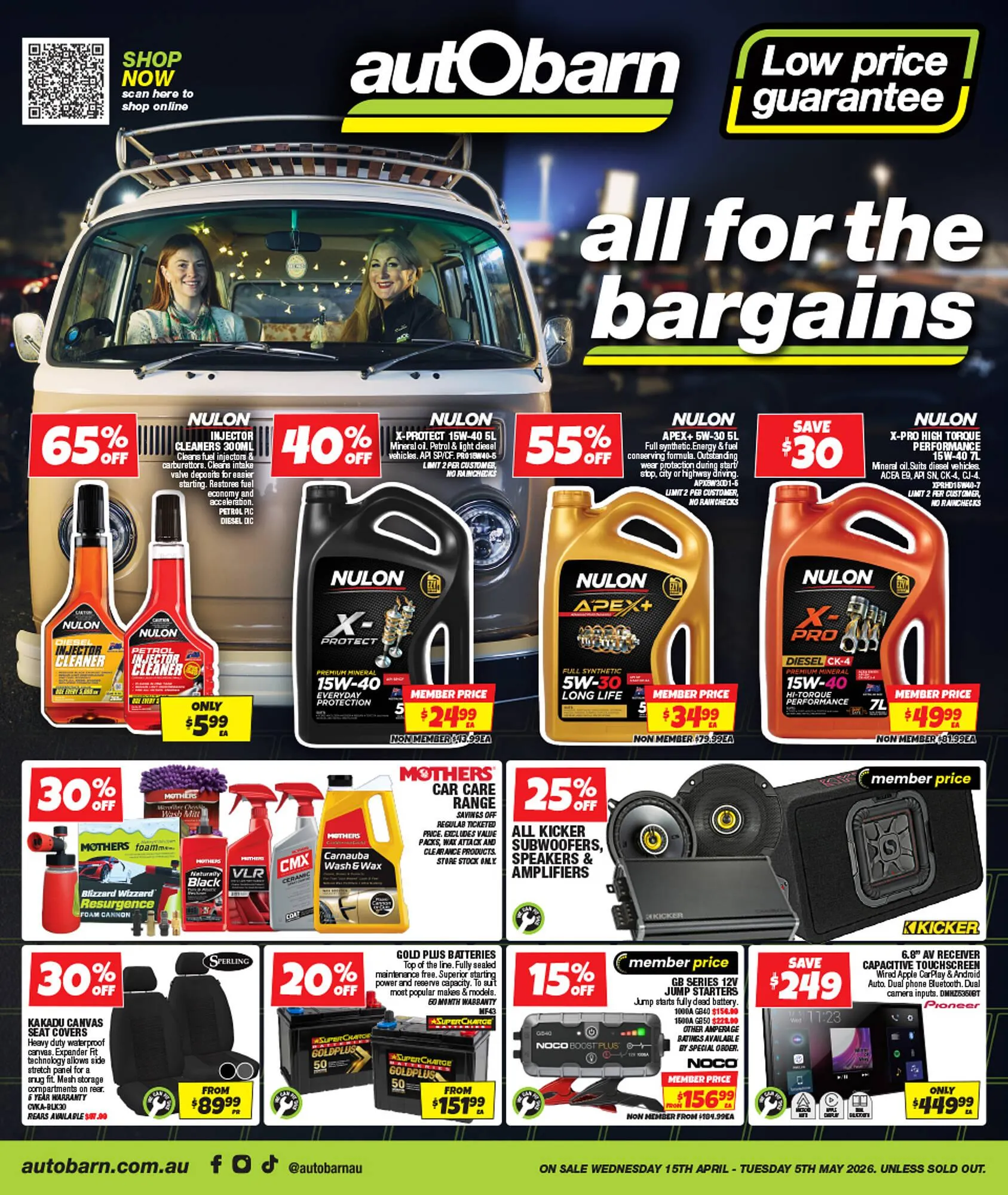 Autobarn catalogue - Catalogue valid from 15 April to 5 May 2026 - page 1