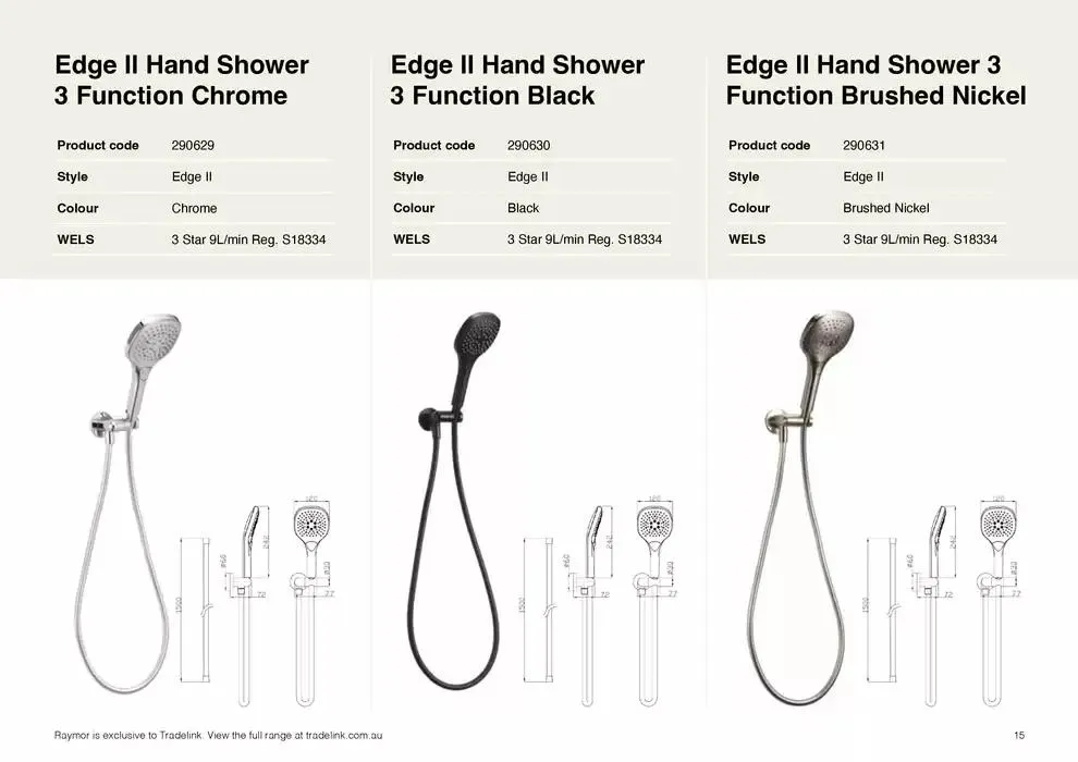 Raymor Brochure Showers 2025 - Catalogue valid from 24 December to 31 January 2025 - page 15