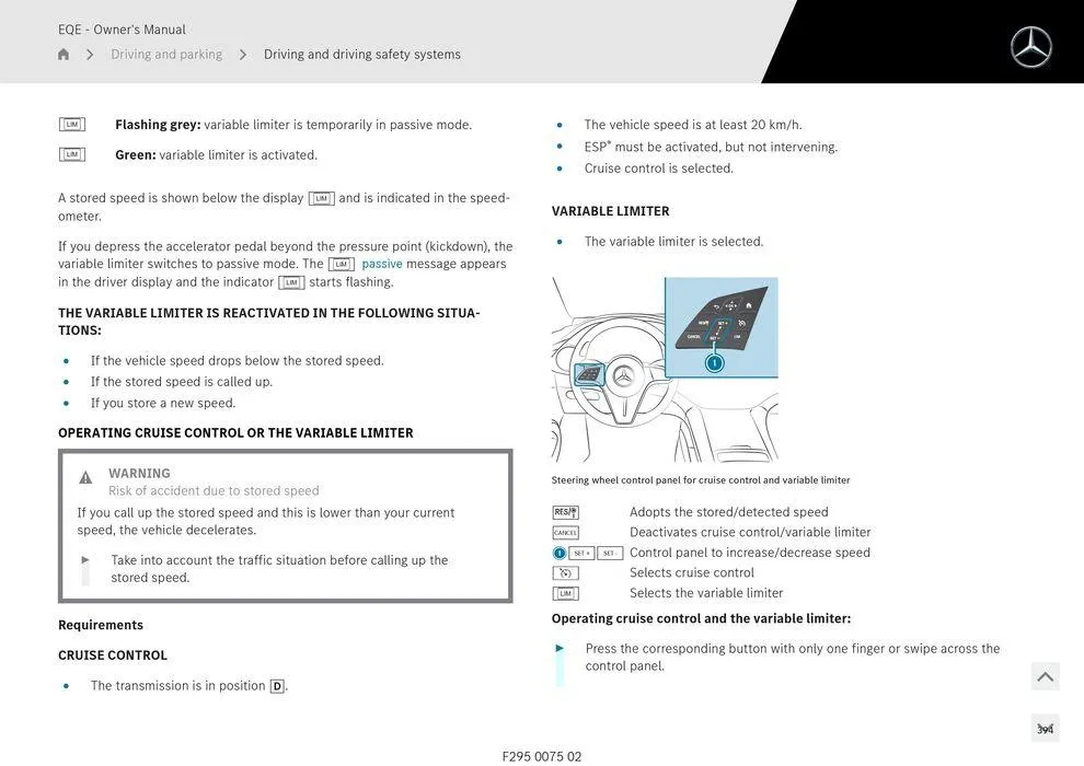 EQE Sedan - Catalogue valid from 11 September to 11 September 2025 - page 394
