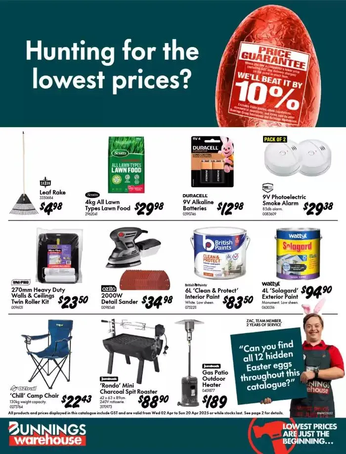 Hunting For The Lowest Prices? - Catalogue valid from 2 April to 20 April 2025 - page 1