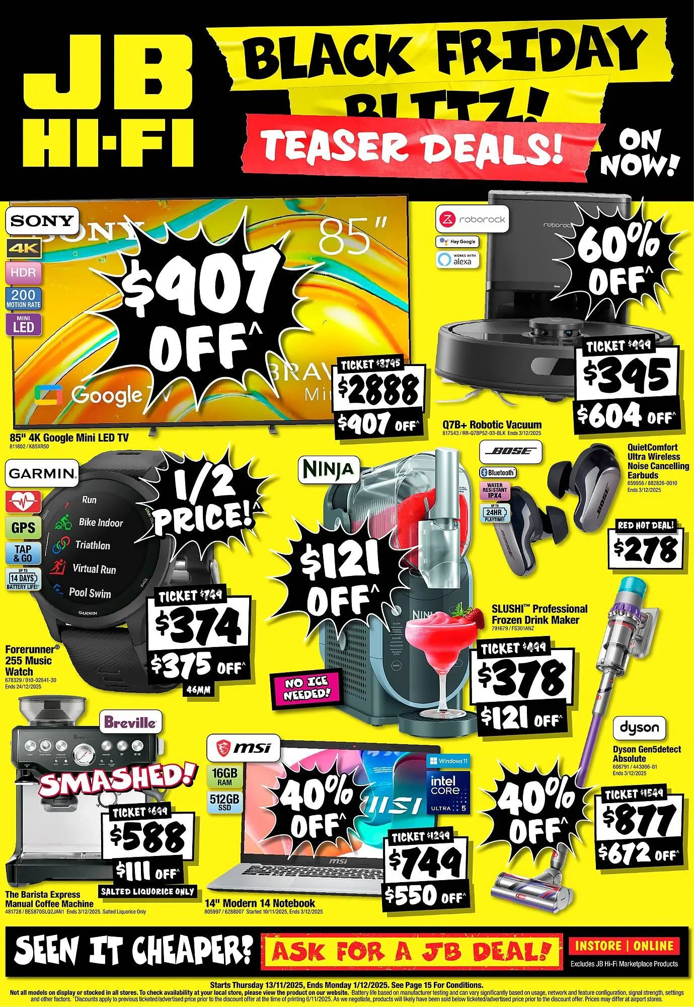 JB Hi-Fi catalogue - Catalogue valid from 11 November to 1 December 2025 - page 1