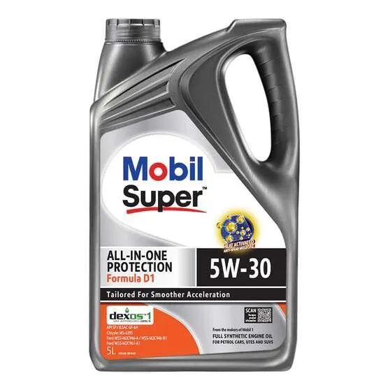 Mobil Super All-in-One Formula D1 5W-30 5 Litre
