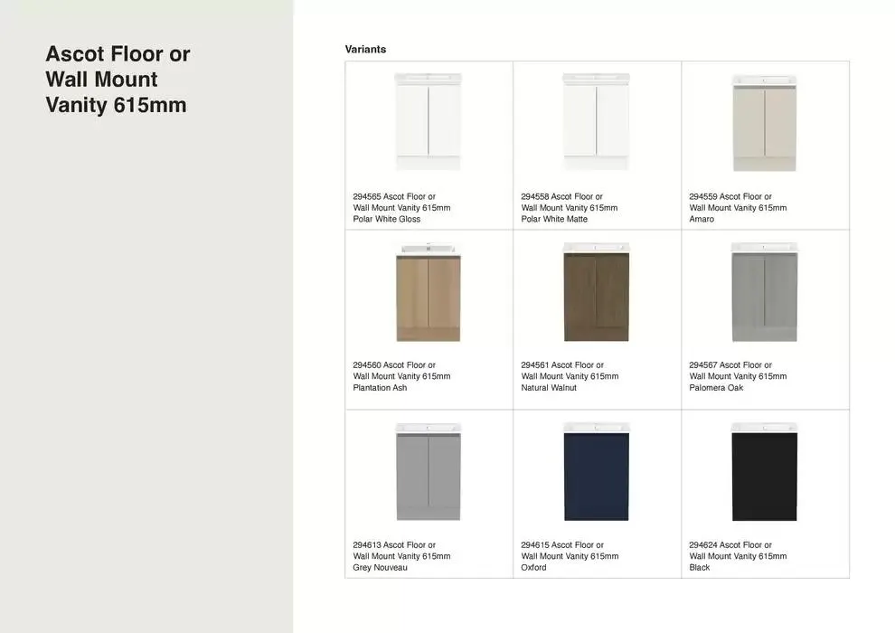 Raymor Vanities Brochure - Catalogue valid from 18 April to 30 April 2025 - page 29