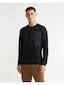 Calvin Klein Long Sleeve Tee In Black