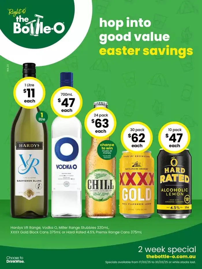 Hop into good value Easter Savings 17/03 - 1
