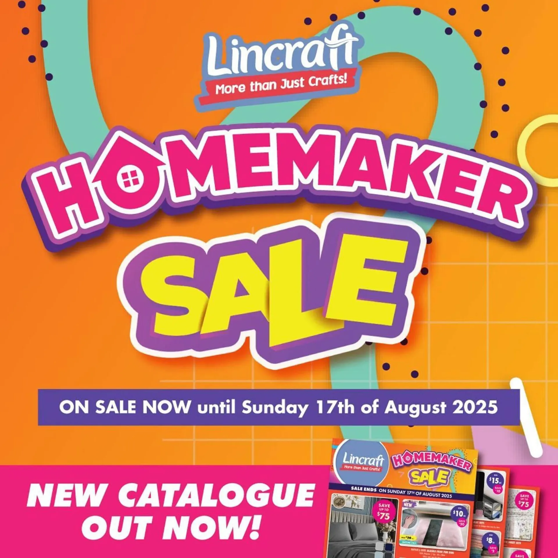 Lincraft catalogue - Catalogue valid from 31 July to 17 August 2025 - page 1