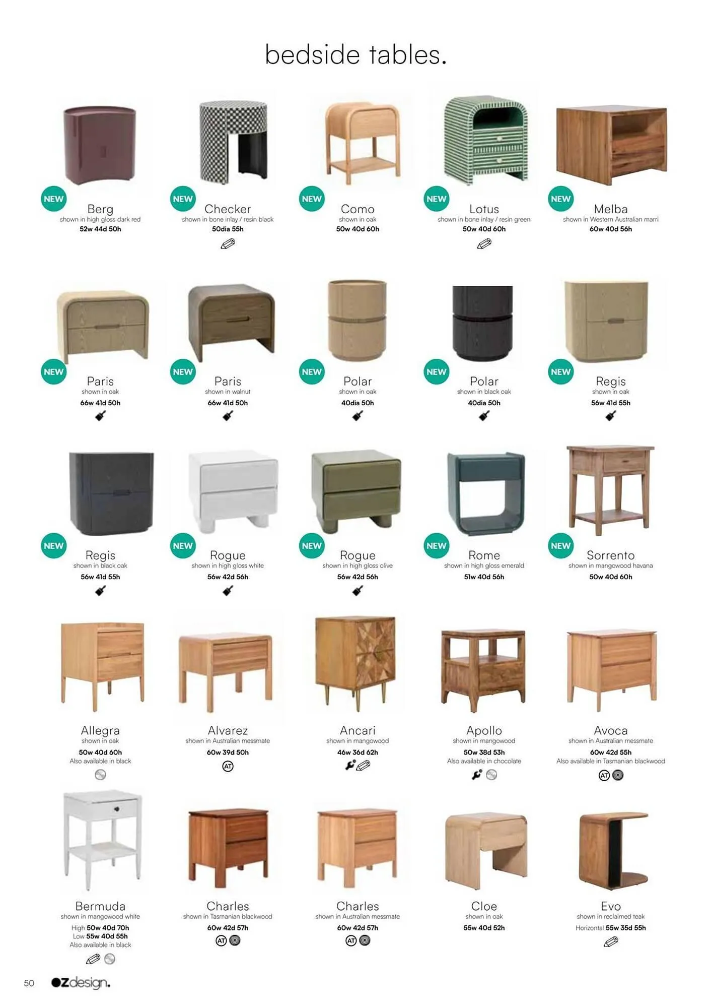 OZ Design Furniture catalogue - Catalogue valid from 25 November to 28 February 2026 - page 50