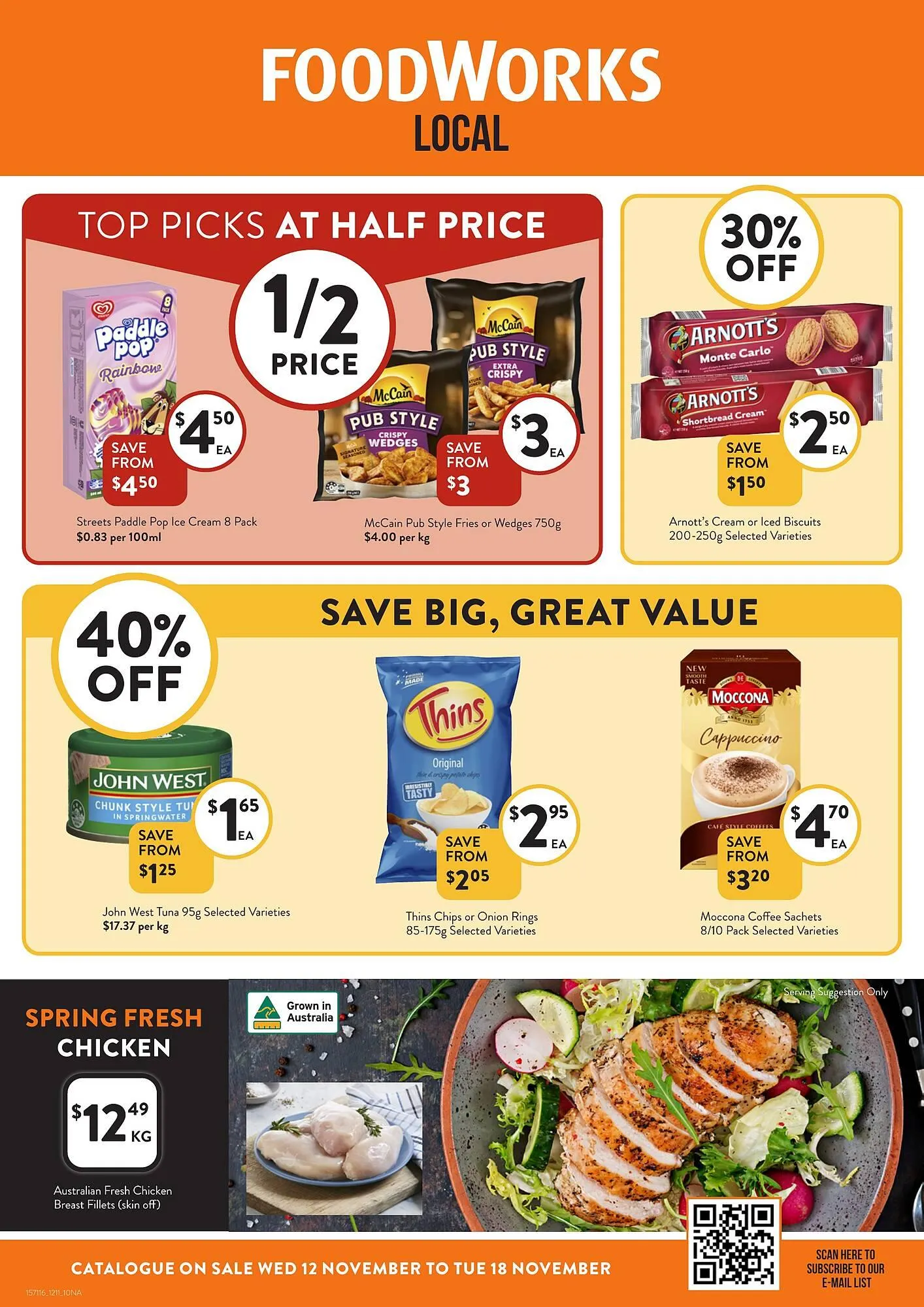 Foodworks catalogue - Catalogue valid from 12 November to 18 November 2025 - page 1