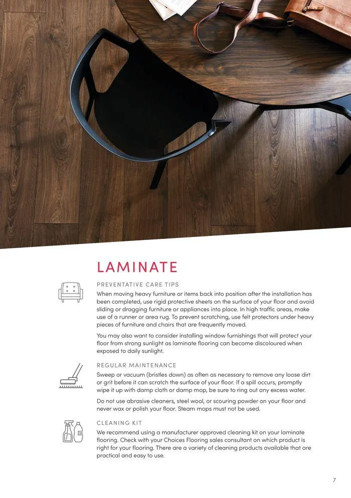 Care & Maintenance Guide - Catalogue valid from 26 February to 31 January 2025 - page 9