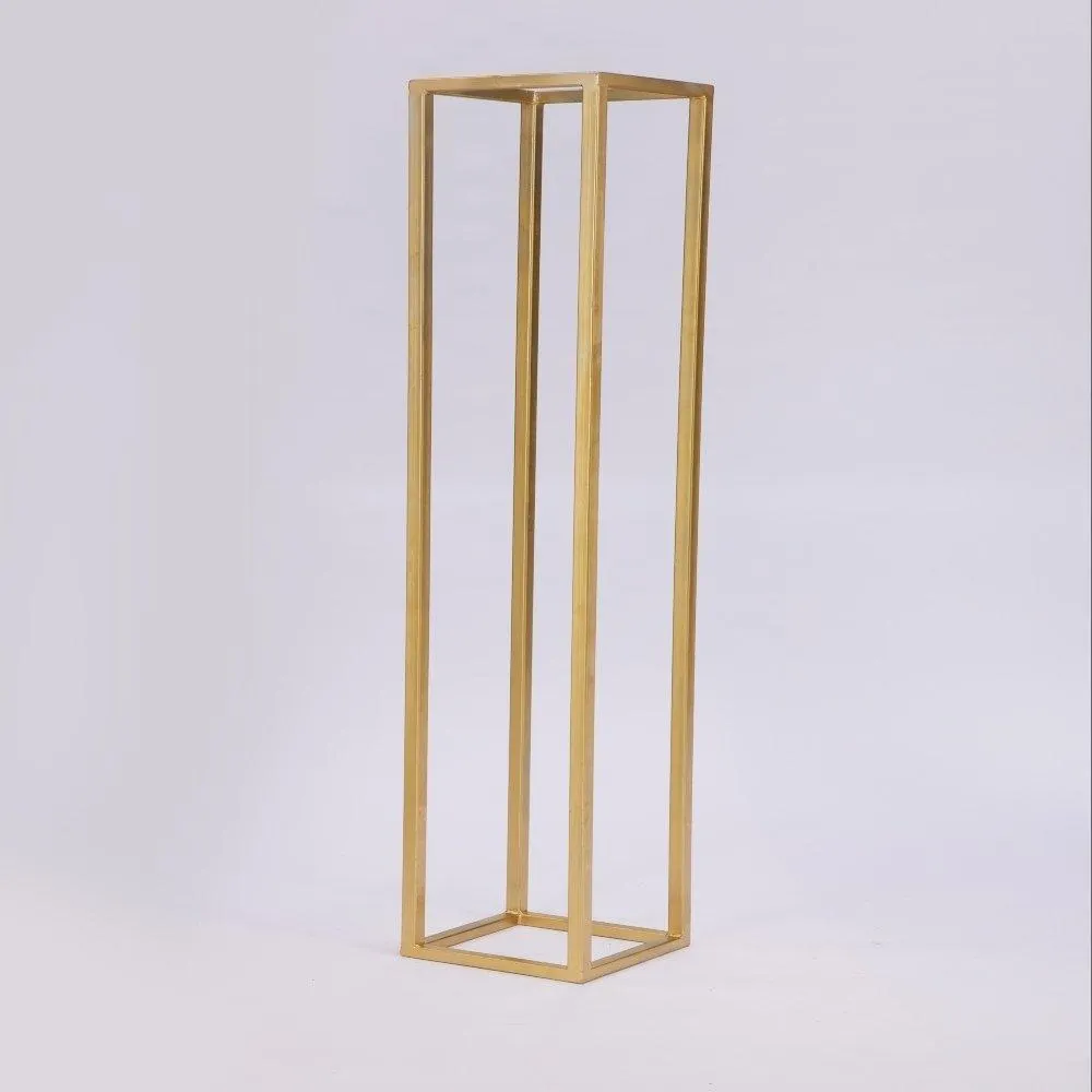 Column Frame Metal Gold 1.8m HIRE Ea