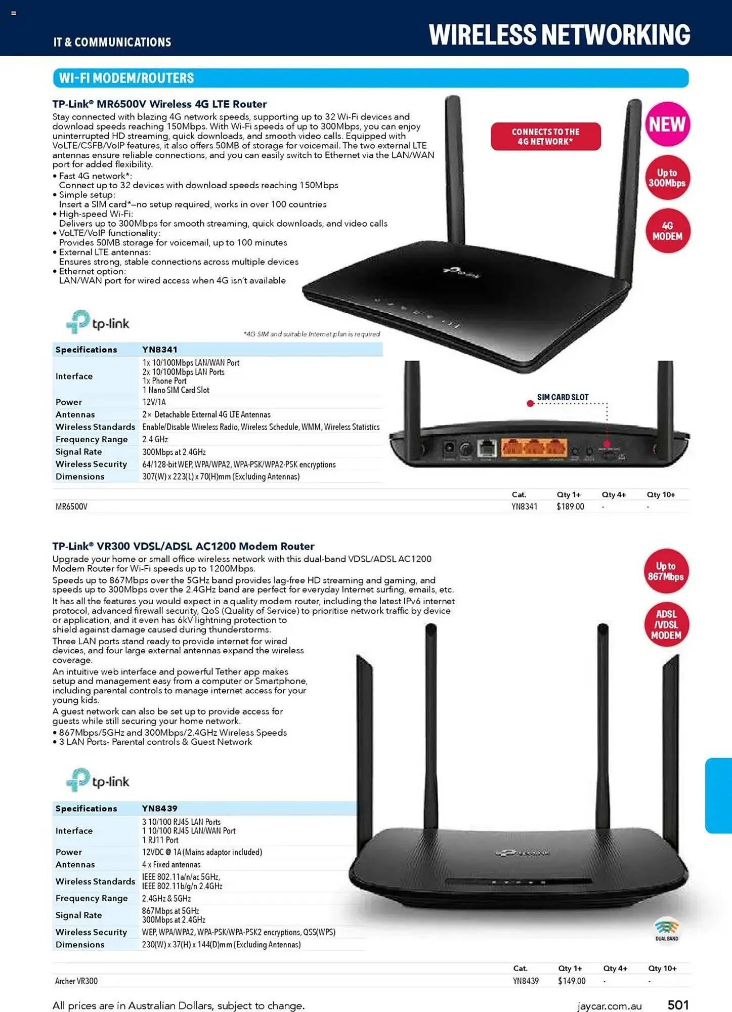 Jaycar Electronics catalogue - Catalogue valid from 8 July to 9 July 2026 - page 501