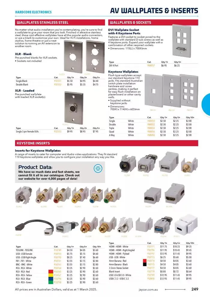 Celebrating 40 Years In Electronics - Catalogue valid from 4 March to 31 March 2025 - page 249