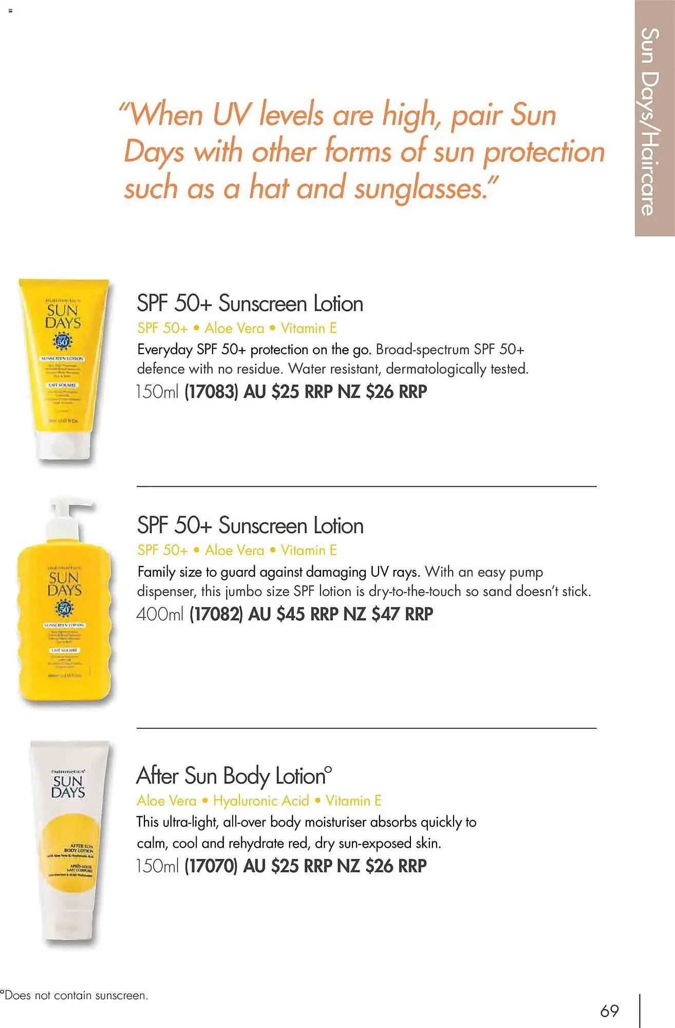 Nutrimetics catalogue - Catalogue valid from 31 December to 31 December 2026 - page 69