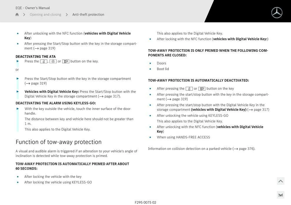 EQE Sedan - Catalogue valid from 11 September to 11 September 2025 - page 215