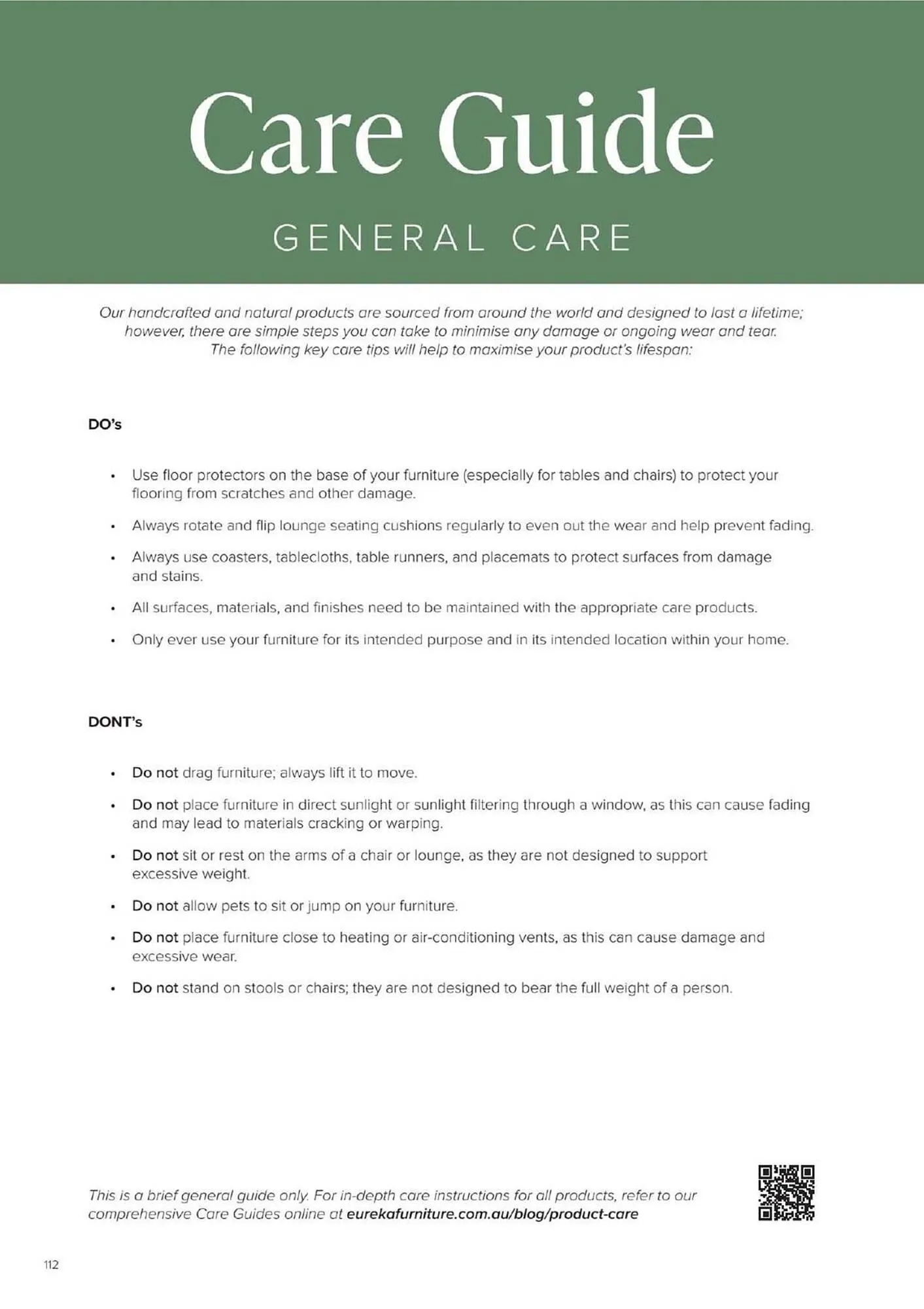 Eureka Street Furniture catalogue - Catalogue valid from 13 January to 31 December 2025 - page 112