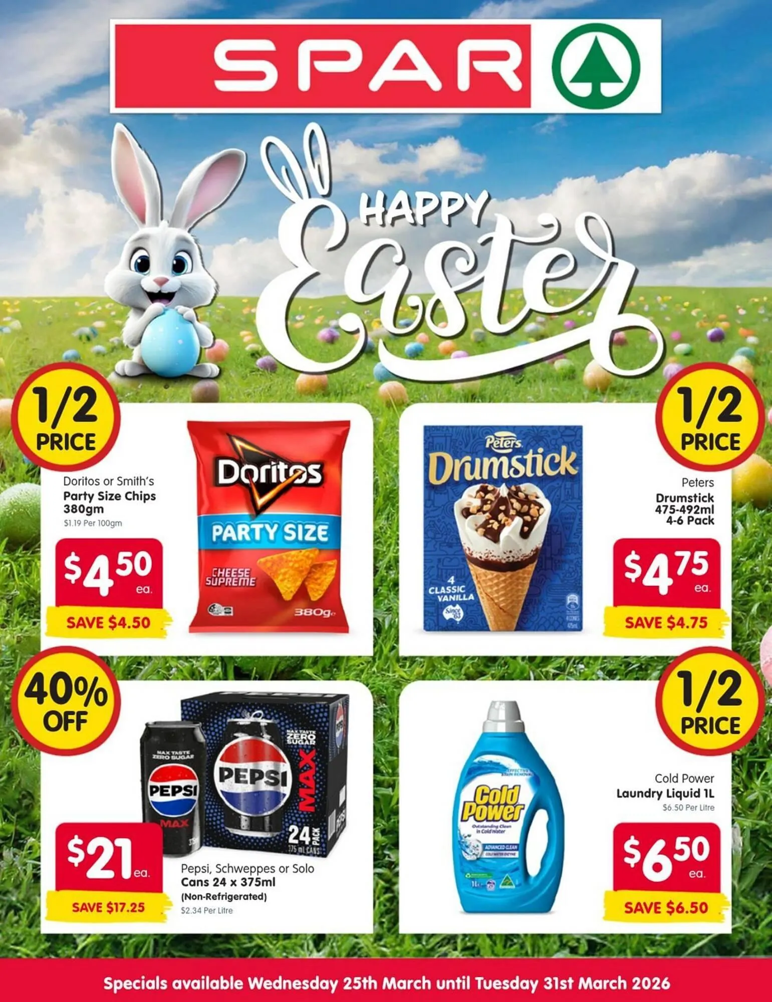 Spar catalogue - Catalogue valid from 25 March to 31 March 2026 - page 1