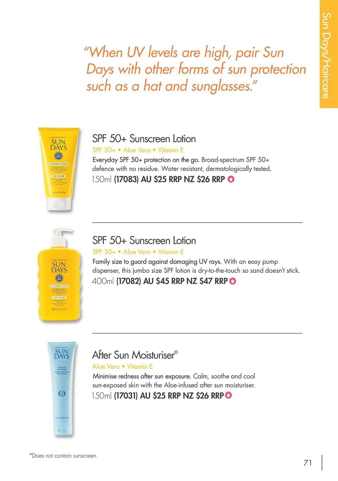 Nutrimetics catalogue - Catalogue valid from 16 January to 31 December 2025 - page 71