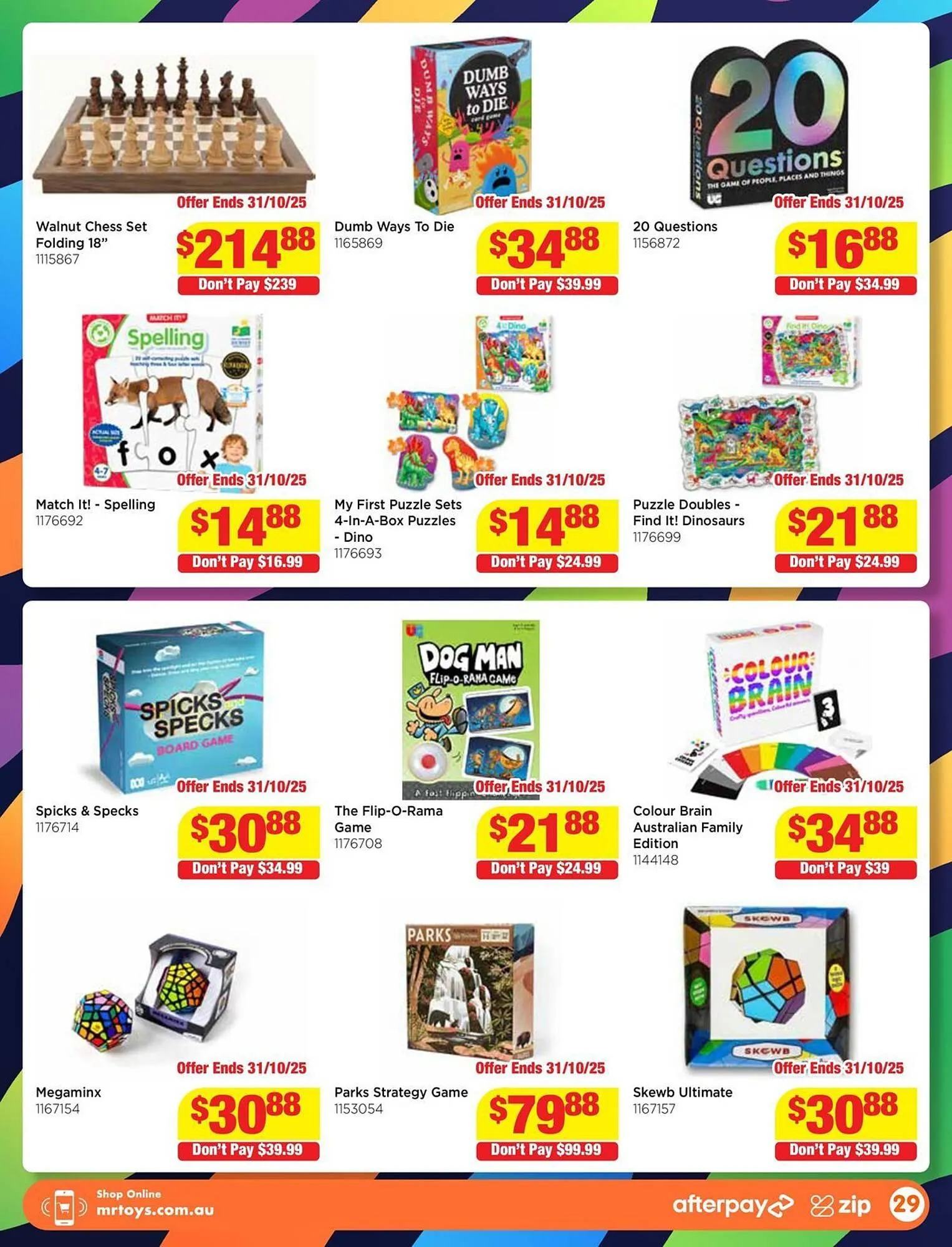Mr Toys catalogue - Catalogue valid from 20 October to 31 October 2025 - page 29