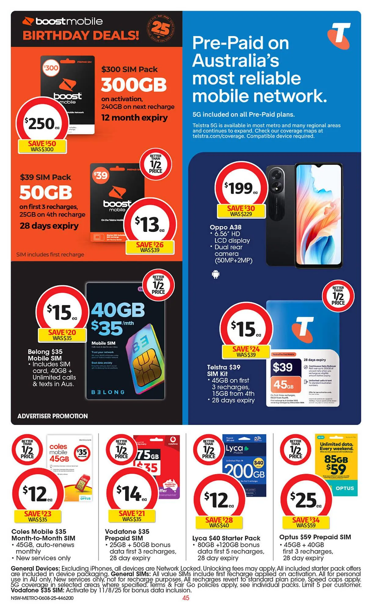 Coles catalogue - Catalogue valid from 6 August to 12 August 2025 - page 46