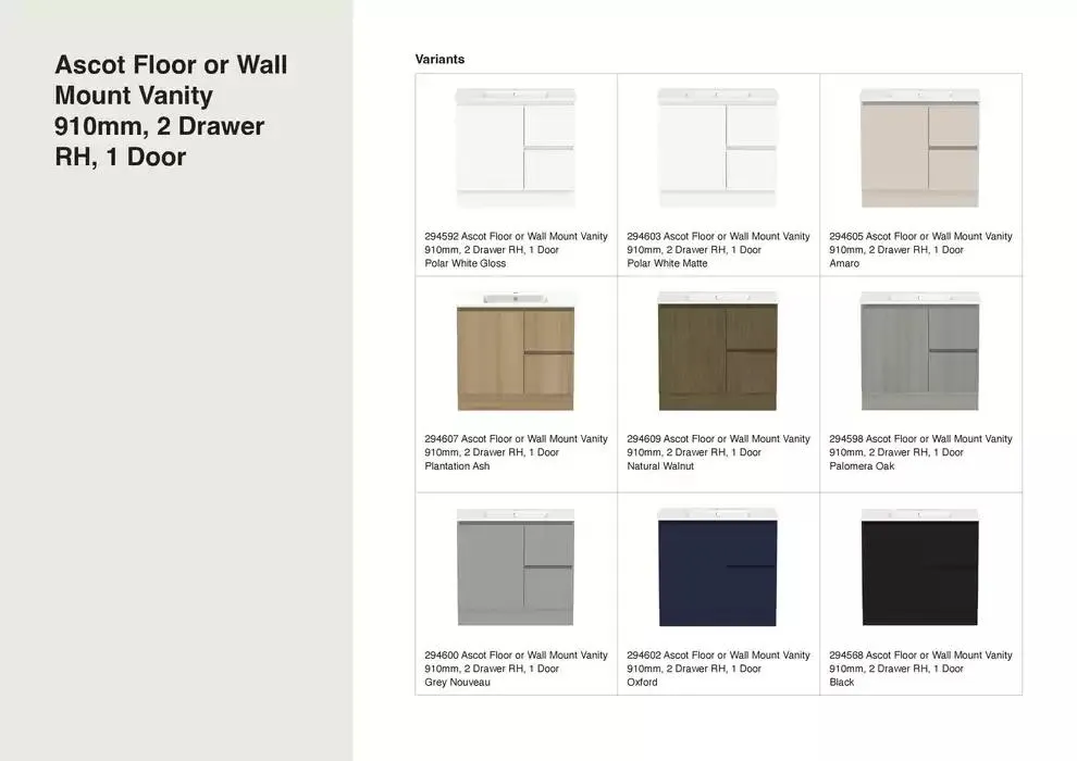 Raymor Vanities Brochure - Catalogue valid from 18 April to 30 April 2025 - page 33