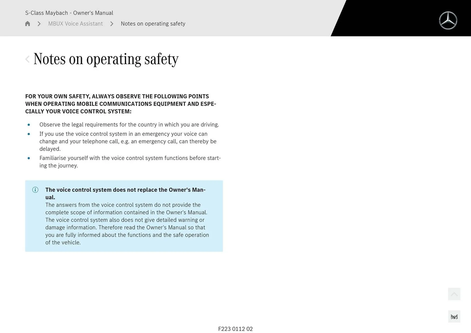 Mercedes-Benz catalogue - Catalogue valid from 1 May to 1 May 2026 - page 553